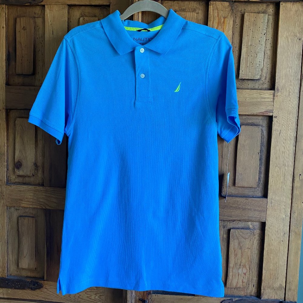 NWT Boys Nautica Polo Dress Shirt - XL(18/20)